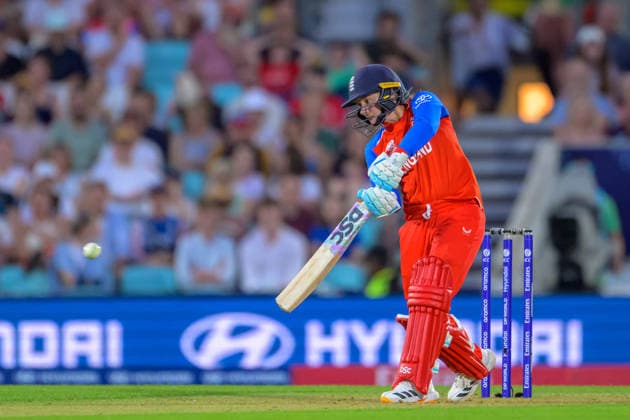 LONDON, ENGLAND JUNE 27 - Danni Wyatt-Hodge of England during the ICC Women s T20 World Cup game between England Women and New Zealand Women at Kia Oval on June 27, 2026 in London , England . (Photo by Keeran Marquis Sports Press Photo)  Copyright: xKeeranxMarquis SPPx Sportspressphoto_SPR178391