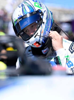 SONOMA, CA - JUNE 27: John Hunter Nemechek ( 42 LEGACY MOTOR CLUB Pye-Barker Fire & Safety Toyota) prepares for practice for the NASCAR, Motorsport, USA Cup Series Toyota Save Mart 350 on June 27, 2026, at Sonoma Raceway in Sonoma, CA. (Photo by Will Lester Icon Sportswire) AUTO: JUN 27 NASCAR Cup Series Toyota Save Mart 350 EDITORIAL USE ONLY Icon26062710763