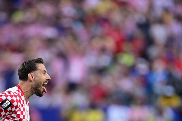 Croatia v Ghana - FIFA World Cup, WM, Weltmeisterschaft, Fussball 2026 - Group L PHILADELPHIA, USA - JUNE 27: Nikola Vlasic of Croatia celebrates after scoring a goal during the 2026 FIFA World Cup First Stage Group L match between Croatia and Ghana at Lincoln Financial Field (Philadelphia Stadium) in Philadelphia, Pennsylvania, United States on June 27, 2026. Abdulhamid Hosbas Anadolu Pennsylvania United States. Editorial use only. Please get in touch for any other usage.  Copyright: x2026xAnadoluxAbdulhamidxHosbasx