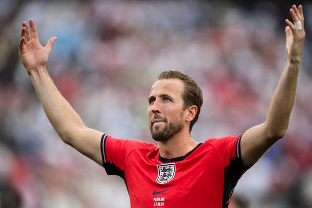 Panama v England - FIFA World Cup, WM, Weltmeisterschaft, Fussball 2026 Harry Kane of England celebrates at the end of the FIFA World Cup 2026 Group L football match between Panama and England. East Rutherford United States Copyright: xNicolòxCampox