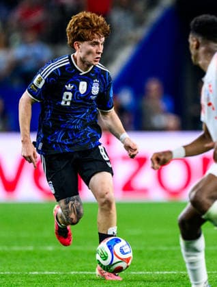 260627 Valentin Barco of Argentina during the FIFA World Cup, WM, Weltmeisterschaft, Fussball 2026 football match between Jordan and Argentina on June 27, 2026 in Dallas. Photo: Ludvig Thunman BILDBYRAN kod LT LT0808 fotboll football soccer fotball vm fotbolls-vm fotball-vm fotbolls-vm 2026 fifa world cup 2026 day 17 bbeng *** June 27, 2026: Valentin Barco of Argentina during the 2026 FIFA World Cup soccer match between Jordan and Argentina on June 27, 2026 in Dallas. Photo by Ludvig Thunman, BILDBYRAN. Code: LT LT0808. soccer, football, soccer World Cup, 2026 FIFA World Cup, Day 17, bbeng  Copyright: LUDVIGxTHUNMAN BB260627LT113