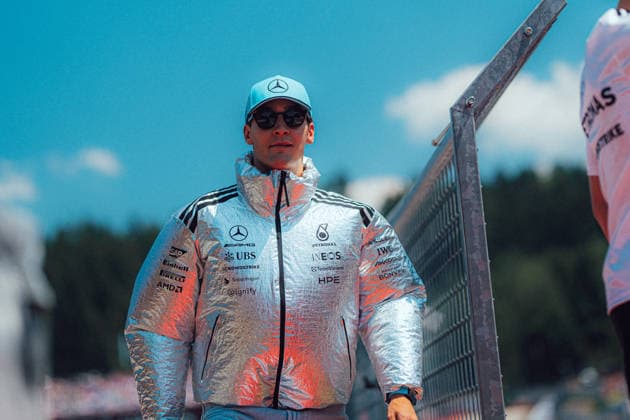Formula 1 Lenovo Austrian Grand Prix 2026 George Russell (Mercedes AMG Petronas Formula One Team, 63) on Race Day at the Formula 1 Lenovo Austrian Grand Prix 2026 28 06 2026 Copyright: xTomxBaigentx