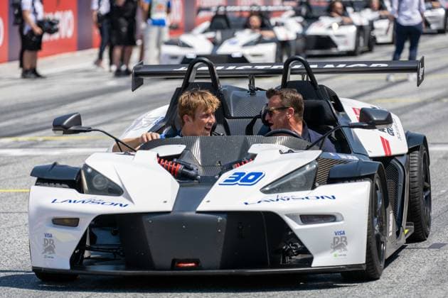 Liam Lawson 30, Visa Cash App Racing Bulls Formula One Team, Fahrerparade,Rennen, Grosser Preis von Oesterreich, Motorsport, Herren, Formel 1, 28.06.2026 Spielberg Steiermark Austria *** Liam Lawson, 30, Visa Cash App Racing Bulls Formula One Team, driver parade, race, Austrian Grand Prix, motorsports, men, Formula 1, June 28, 2026, Spielberg, Styria, Austria Copyright: xkolbert-press MartinxWdziecznyx