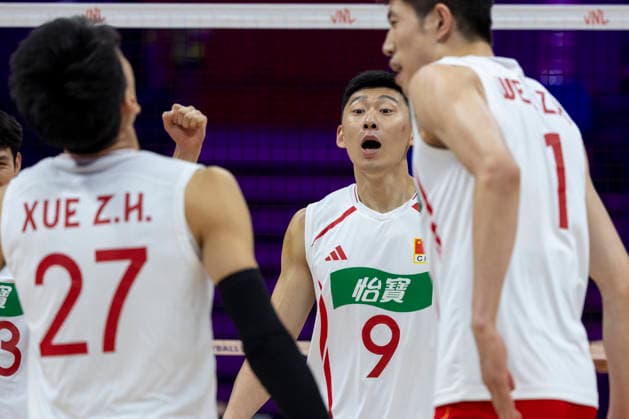 VNL China - Germany 28.06.2026 volleyball, Gliwice , Arena Pre Zero , Mens Volleyball Nations League 2026 FIVB VNL (siatkowka, Liga Narodow, Chiny - Niemcy ), game , match China - Germany image shows: Yongzhen Li photo Katarzyna Plewczynska Fotostyk Copyright: xKatarzynaxPlewczynskax 20260628KAPL6025