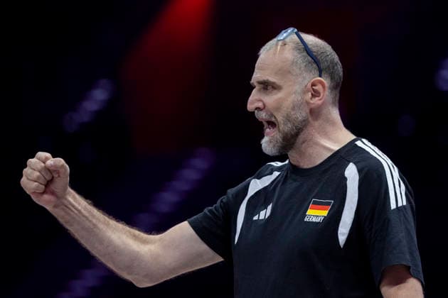 VNL China - Germany 28.06.2026 volleyball, Gliwice , Arena Pre Zero , Mens Volleyball Nations League 2026 FIVB VNL (siatkowka, Liga Narodow, Chiny - Niemcy ), game , match China - Germany image shows: head coach Massimo Botti photo Katarzyna Plewczynska Fotostyk Copyright: xKatarzynaxPlewczynskax 20260628KAPL5821