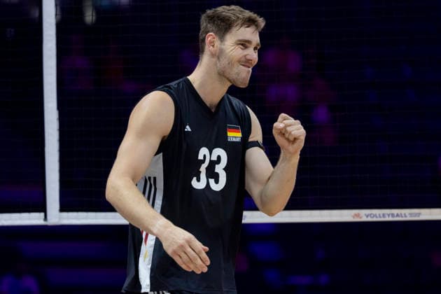 VNL China - Germany 28.06.2026 volleyball, Gliwice , Arena Pre Zero , Mens Volleyball Nations League 2026 FIVB VNL (siatkowka, Liga Narodow, Chiny - Niemcy ), game , match China - Germany image shows: Simon Valentin Torwie photo Katarzyna Plewczynska Fotostyk Copyright: xKatarzynaxPlewczynskax 20260628KAPL5836