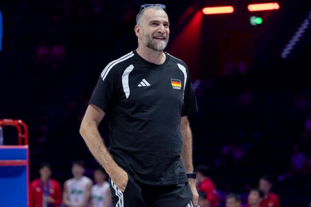 VNL China - Germany 28.06.2026 volleyball, Gliwice , Arena Pre Zero , Mens Volleyball Nations League 2026 FIVB VNL (siatkowka, Liga Narodow, Chiny - Niemcy ), game , match China - Germany image shows: head coach Massimo Botti photo Katarzyna Plewczynska Fotostyk Copyright: xKatarzynaxPlewczynskax 20260628KAPL5857