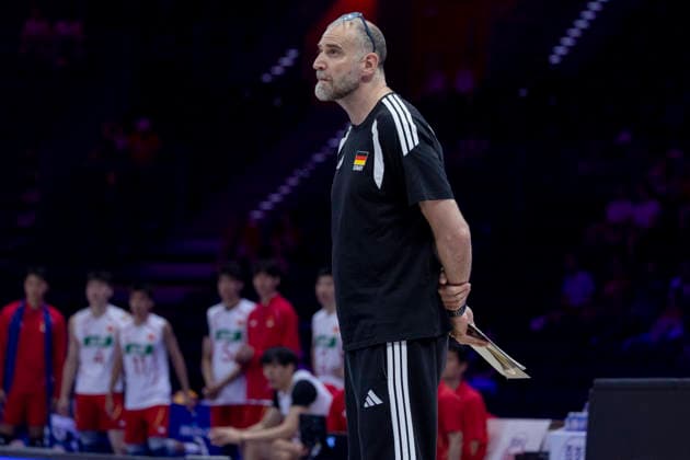 VNL China - Germany 28.06.2026 volleyball, Gliwice , Arena Pre Zero , Mens Volleyball Nations League 2026 FIVB VNL (siatkowka, Liga Narodow, Chiny - Niemcy ), game , match China - Germany image shows: head coach Massimo Botti photo Katarzyna Plewczynska Fotostyk Copyright: xKatarzynaxPlewczynskax 20260628KAPL5816
