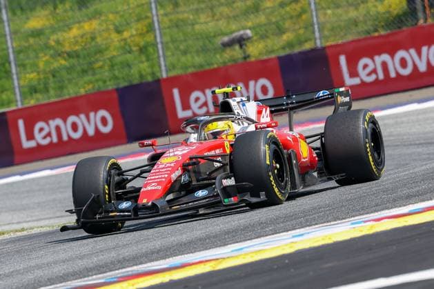 Lewis Hamilton (Scuderia Ferrari HP 44), Rennen, Grosser Preis von Oesterreich, Motorsport, Herren, Formel 1, 28.06.2026 Spielberg Steiermark Oesterreich *** Lewis Hamilton, Scuderia Ferrari, No. 44, Race, Austrian Grand Prix, Motorsports, Men, Formula 1, June 28, 2026, Spielberg, Styria, Austria Copyright: xkolbert-press ChristianxKolbertx