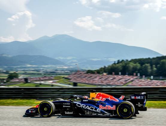 SPIELBERG - Max Verstappen (Red Bull Racing) at the Red Bull Ring race track during the Austrian Grand Prix. SEM VAN DER WAL ANP xVIxANPxSportx xxANPxIVx 562269670 originalFilename: 562269670.jpg