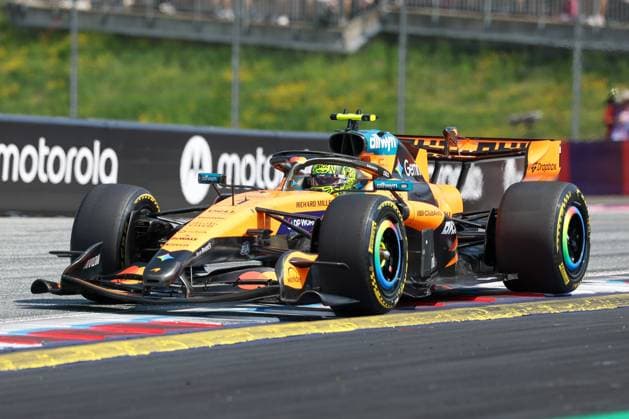 Lando Norris (McLaren Formula 1 Team 1), Rennen, Grosser Preis von Oesterreich, Motorsport, Herren, Formel 1, 28.06.2026 Spielberg Steiermark Oesterreich *** Lando Norris, McLaren Formula 1 Team 1, Race, Austrian Grand Prix, Motorsports, Men, Formula 1, June 28, 2026, Spielberg, Styria, Austria Copyright: xkolbert-press ChristianxKolbertx