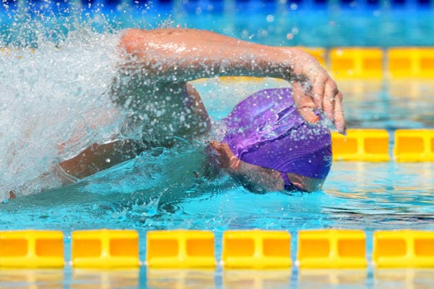 Kliment Kolesnikov of Neutral Athletes B, 200m Freestyle Men Heats, during the 62nd Settecolli swimming meeting at Stadio del Nuoto in Rome (Italy), June 28, 2026. antoniettaxbaldassarre