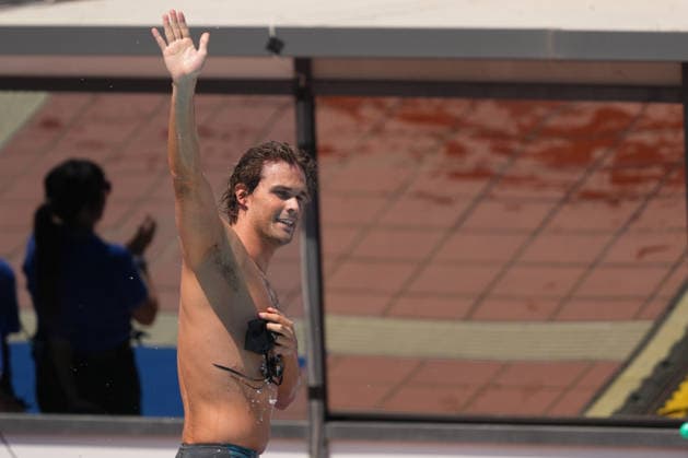 The last competition of Alessio Proietti Colonna of Italy, 200m Freestyle Men Heats, during the 62nd Settecolli swimming meeting at Stadio del Nuoto in Rome (Italy), June 28, 2026. antoniettaxbaldassarre