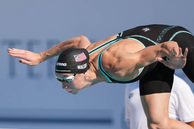 Gretchen C Walsh of United States, 50m Freestyle Women Heats, during the 62nd Settecolli swimming meeting at Stadio del Nuoto in Rome (Italy), June 28, 2026. antoniettaxbaldassarre