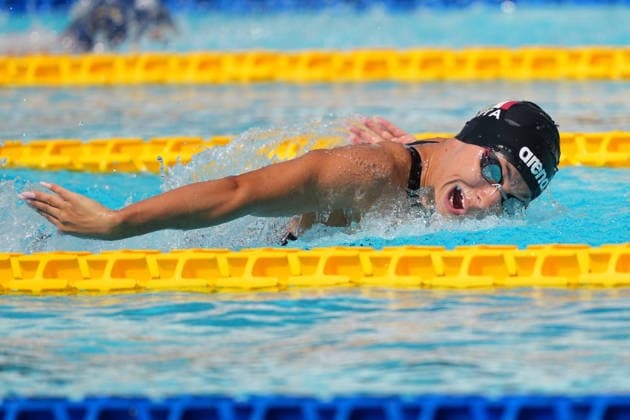 Paola Borrelli of Italy, 200m Butterfly Women Heats, during the 62nd Settecolli swimming meeting at Stadio del Nuoto in Rome (Italy), June 28, 2026. antoniettaxbaldassarre