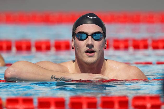 Caspar Corbeau of Netherlands, 200m Breaststroke Men Heats, during the 62nd Settecolli swimming meeting at Stadio del Nuoto in Rome (Italy), June 28, 2026. antoniettaxbaldassarre