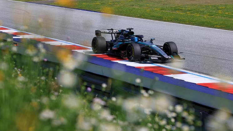 MOTORSPORTS, FORMULA 1 - GP of Austria 2026 SPIELBERG,AUSTRIA,28.JUN.26 - MOTORSPORTS, FORMULA 1 - Grand Prix of Austria, Red Bull Ring. Image shows George Russell (GBR Mercedes).  GEPAxpictures xMarioxBuehner-Wei
