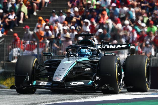 F1 Austrian Grand Prix 2026 George Russell of Mercedes during the Formula 1 Austrian Grand Prix at Red Bull Ring in Spielberg, Austria on June 28, 2026. Spielberg Austria  Copyright: xJakubxPorzyckix originalFilename:porzycki-f1austri260628_npxsW.jpg
