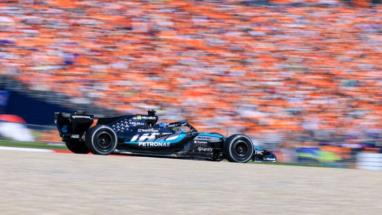 MOTORSPORTS, FORMULA 1 - GP of Austria 2026 SPIELBERG,AUSTRIA,28.JUN.26 - MOTORSPORTS, FORMULA 1 - Grand Prix of Austria, Red Bull Ring. Image shows George Russell (GBR Mercedes).  GEPAxpictures xMarioxBuehner-Wei