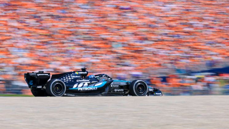 MOTORSPORTS, FORMULA 1 - GP of Austria 2026 SPIELBERG,AUSTRIA,28.JUN.26 - MOTORSPORTS, FORMULA 1 - Grand Prix of Austria, Red Bull Ring. Image shows George Russell (GBR Mercedes).  GEPAxpictures xMarioxBuehner-Wei