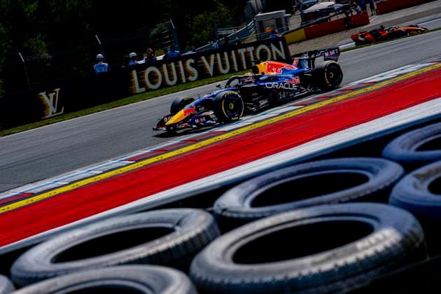 SPIELBERG - Formula 1 driver Max Verstappen of Oracle Red Bull Racing during the Formula 1 Austria at the Red Bull Ring on June 28, 2026 in Spielberg, Austria. (Photo by DeFodi Images) - *** SPIELBERG Formula 1 driver Max Verstappen of Oracle Red Bull Racing during the Formula 1 Austrian Grand Prix at the Red Bull Ring on June 28, 2026, in Spielberg, Austria. Photo by DeFodi Images