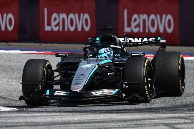 F1 Austrian Grand Prix 2026 George Russell of Mercedes during the Formula 1 Austrian Grand Prix at Red Bull Ring in Spielberg, Austria on June 28, 2026. Spielberg Austria  Copyright: xJakubxPorzyckix originalFilename:porzycki-f1austri260628_npjTG.jpg