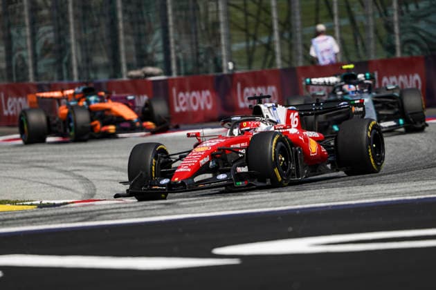 F1 - AUSTRIAN GRAND PRIX 2026 16 LECLERC Charles (mco), Scuderia Ferrari SF-26, action during the Formula 1 Austrian Grand Prix 2026, 8th round of the 2026 Formula One World Championship, WM, Weltmeisterschaft from June 26 to 28, 2026 on the Red Bull Ring, in Spielberg, Austria - SpielbergAustria  Copyright: xANTONINxVINCENTx