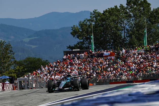 F1 - AUSTRIAN GRAND PRIX 2026 63 RUSSELL George (gbr), Mercedes AMG F1 Team W17, action during the Formula 1 Austrian Grand Prix 2026, 8th round of the 2026 Formula One World Championship, WM, Weltmeisterschaft from June 26 to 28, 2026 on the Red Bull Ring, in Spielberg, Austria - SpielbergAustria  Copyright: xANTONINxVINCENTx