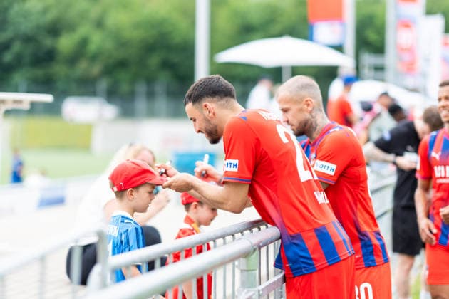 Oualid Mhamdi (FC Heidenheim, 23), 1.FC Heidenheim, Trainingsauftakt, Fußball, 2. Bundesliga, Saison 2026 2027, 28.06.2026, 1.FC Heidenheim, Trikotvorstellung, Fußball, 2. Bundesliga, Saison 2026 2027, 28.06.2026 Heidenheim *** Oualid Mhamdi, FC Heidenheim, 23, 1 FC Heidenheim, Start of Training, Soccer, 2. Bundesliga, 2026–2027 Season, June 28, 2026, 1 FC Heidenheim, jersey unveiling, soccer, 2. Bundesliga, 2026–2027 season, June 28, 2026, Heidenheim Copyright: xEibner-Pressefoto MaxxVogelx EP_MVL