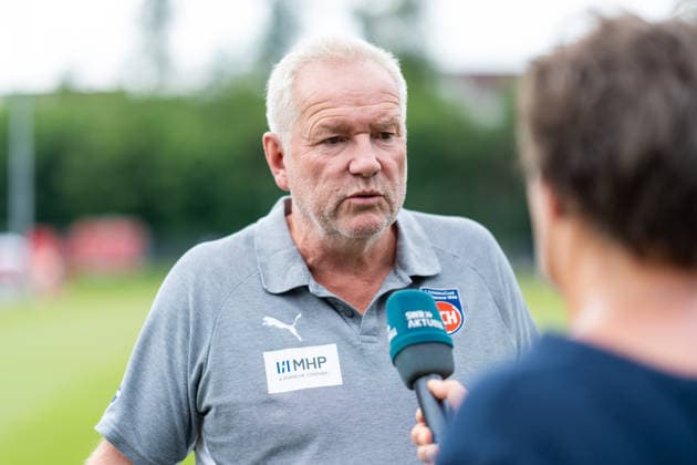 Holger Sanwald (FC Heidenheim, Vorstandsvorsitzender), 1.FC Heidenheim, Trainingsauftakt, Fußball, 2. Bundesliga, Saison 2026 2027, 28.06.2026, 1.FC Heidenheim, Trikotvorstellung, Fußball, 2. Bundesliga, Saison 2026 2027, 28.06.2026 Heidenheim *** Holger Sanwald, FC Heidenheim, Chairman of the Board, 1 FC Heidenheim, Start of Training, Soccer, 2. Bundesliga, 2026–2027 Season, June 28, 2026, 1 FC Heidenheim, jersey unveiling, soccer, 2. Bundesliga, 2026–2027 season, June 28, 2026, Heidenheim Copyright: xEibner-Pressefoto MaxxVogelx EP_MVL