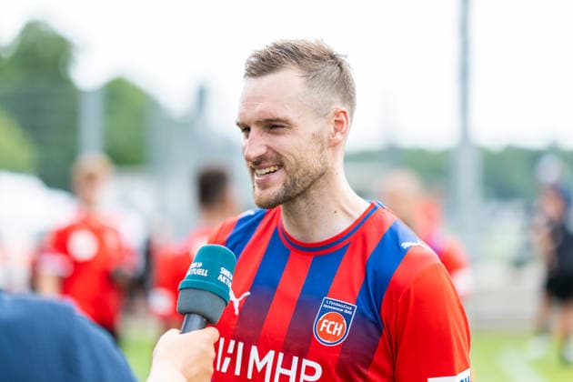 Patrick Mainka (FC Heidenheim, 06), 1.FC Heidenheim, Trainingsauftakt, Fußball, 2. Bundesliga, Saison 2026 2027, 28.06.2026, 1.FC Heidenheim, Trikotvorstellung, Fußball, 2. Bundesliga, Saison 2026 2027, 28.06.2026 Heidenheim *** Patrick Mainka, FC Heidenheim, 06, 1 FC Heidenheim, Start of Training, Soccer, 2. Bundesliga, 2026–2027 Season, June 28, 2026, 1 FC Heidenheim, jersey unveiling, soccer, 2. Bundesliga, 2026–2027 season, June 28, 2026, Heidenheim Copyright: xEibner-Pressefoto MaxxVogelx EP_MVL