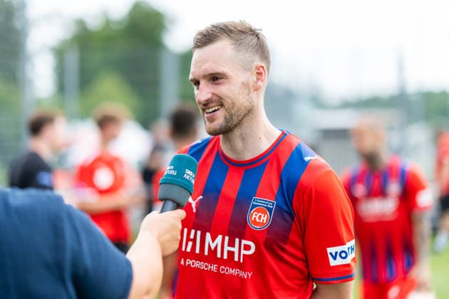 Patrick Mainka (FC Heidenheim, 06), 1.FC Heidenheim, Trainingsauftakt, Fußball, 2. Bundesliga, Saison 2026 2027, 28.06.2026, 1.FC Heidenheim, Trikotvorstellung, Fußball, 2. Bundesliga, Saison 2026 2027, 28.06.2026 Heidenheim *** Patrick Mainka, FC Heidenheim, 06, 1 FC Heidenheim, Start of Training, Soccer, 2. Bundesliga, 2026–2027 Season, June 28, 2026, 1 FC Heidenheim, jersey unveiling, soccer, 2. Bundesliga, 2026–2027 season, June 28, 2026, Heidenheim Copyright: xEibner-Pressefoto MaxxVogelx EP_MVL