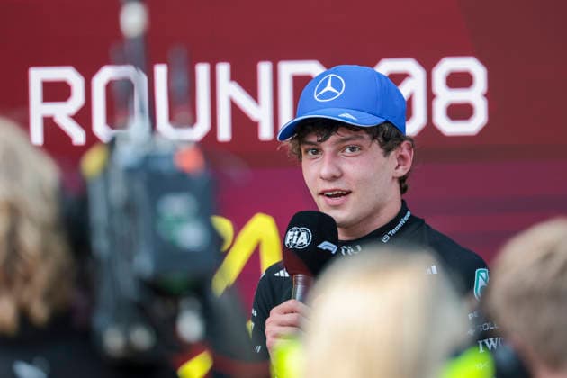 MOTORSPORTS, FORMULA 1 - GP of Austria 2026 SPIELBERG,AUSTRIA,28.JUN.26 - MOTORSPORTS, FORMULA 1 - Grand Prix of Austria, Red Bull Ring. Image shows Andrea Kimi Antonelli (ITA Mercedes) during an interview.  GEPAxpictures xMatthiasxTrinkl