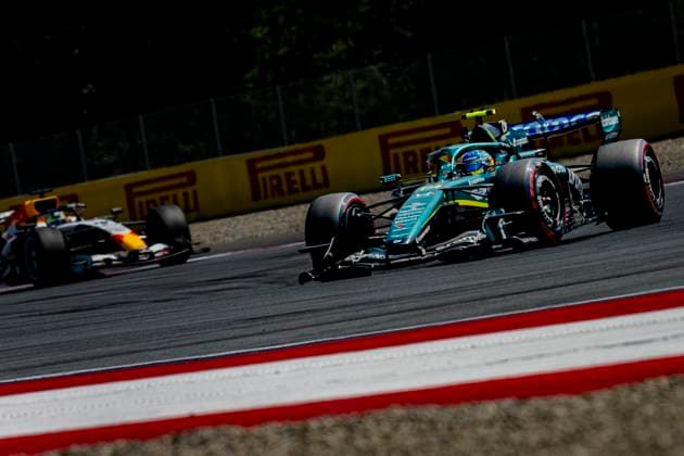 SPIELBERG - Formula 1 driver Fernando Alonso of Aston Martin Aramco Formula 1 Team during the Formula 1 Austria at the Red Bull Ring on June 28, 2026 in Spielberg, Austria. (Photo by DeFodi Images) - *** SPIELBERG: Formula 1 driver Fernando Alonso of the Aston Martin Aramco Formula 1 Team during the Formula 1 Austrian Grand Prix at the Red Bull Ring on June 28, 2026, in Spielberg, Austria. Photo by DeFodi Images