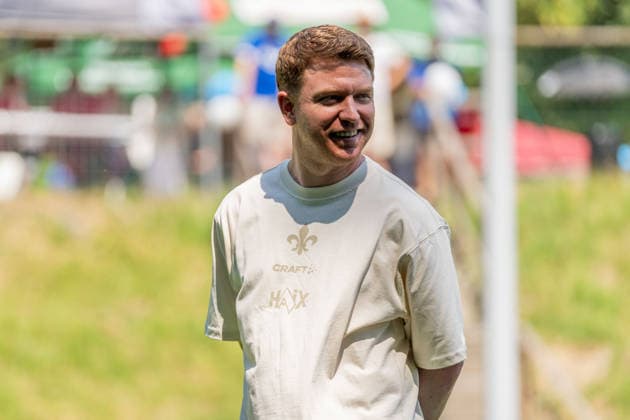 Freisteller, Portrait, Emotion, Lachen, Freude Paul Fernie (SV Darmstadt 98, Geschaeftsfuehrer , GER, Trainingsauftakt SV Darmstadt 98, Fussball, 2. Bundesliga, Saison 2026 2027, 28.06.2026, DFL REGULATIONS PROHIBIT ANY USE OF PHOTOGRAPHS AS IMAGE SEQUENCES AND OR QUASI-VIDEO, GER, Trainingsauftakt SV Darmstadt 98, Fussball, 2. Bundesliga, Saison 2026 2027, 28.06.2026 Lindenfels-Winterkasten *** Headshot, Portrait, Emotion, Laughter, Joy Paul Fernie SV Darmstadt 98, Sports Director, GER, SV Darmstadt 98 Training Kickoff, Soccer, 2. Bundesliga, 2026–2027 Season, June 28, 2026, DFL regulations prohibit any use of photographs as image sequences and or quasi-video, GER, SV Darmstadt 98 training kickoff, soccer, 2. Bundesliga, 2026–2027 season, June 28, 2026, Lindenfels Winterkasten Copyright: xEibner-Pressefoto Jan-NiclasxGrox EP_JGG