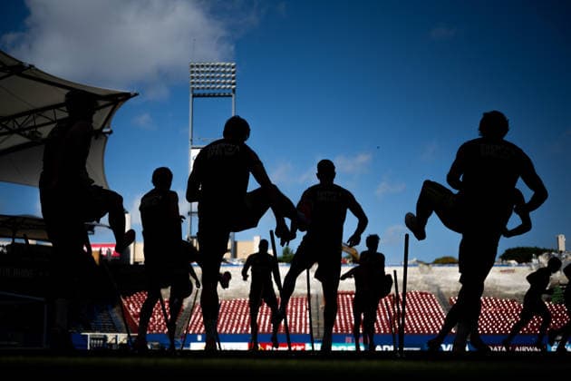 260628 Players of the Swedish national football team in silhouette at a training session during day 18 of the FIFA World Cup, WM, Weltmeisterschaft, Fussball 2026 on June 28, 2026 in Dallas. Photo: Petter Arvidson BILDBYRAN kod PA PA1263 fotboll football soccer fotball vm fotbolls-vm fotball-vm fotbolls-vm 2026 fifa world cup 2026 träning practice training sverige sweden sverige a day 18 bbeng genre *** 260628 Players from the Swedish national soccer team seen in silhouette during a training session on Day 18 of the 2026 FIFA World Cup on June 28, 2026 in Dallas. Photo by Petter Arvidson, BILDBYRAN. Code: PA PA1263. soccer, football, fotball, World Cup, FIFA World Cup 2026, training, Sweden, Sweden A, day 18 bbeng genre  Copyright: PETTERxARVIDSON BB260628PA010