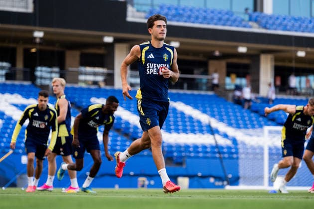 260628 Besfort Zeneli of the Swedish national football team at a training session during day 18 of the FIFA World Cup, WM, Weltmeisterschaft, Fussball 2026 on June 28, 2026 in Dallas. Photo: Petter Arvidson BILDBYRAN kod PA PA1263 fotboll football soccer fotball vm fotbolls-vm fotball-vm fotbolls-vm 2026 fifa world cup 2026 träning practice training sverige sweden sverige a day 18 bbeng *** June 28, 2026: Besfort Zeneli of the Swedish national soccer team at a training session on Day 18 of the 2026 FIFA World Cup on June 28, 2026 in Dallas. Photo by Petter Arvidson, BILDBYRAN. Code: PA PA1263. soccer, football, soccer, World Cup, soccer World Cup, soccer World Cup, soccer World Cup 2026, FIFA World Cup 2026, training, practice, Sweden, Sweden A, day 18 bbeng  Copyright: PETTERxARVIDSON BB260628PA012