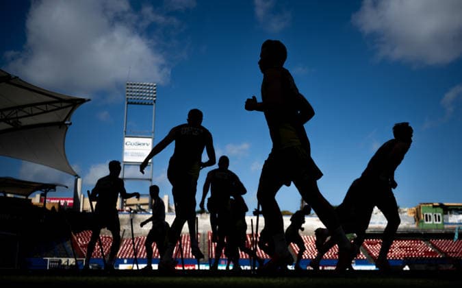 260628 Players of the Swedish national football team in silhouette at a training session during day 18 of the FIFA World Cup, WM, Weltmeisterschaft, Fussball 2026 on June 28, 2026 in Dallas. Photo: Petter Arvidson BILDBYRAN kod PA PA1263 fotboll football soccer fotball vm fotbolls-vm fotball-vm fotbolls-vm 2026 fifa world cup 2026 träning practice training sverige sweden sverige a day 18 bbeng genre *** 260628 Players from the Swedish national soccer team seen in silhouette during a training session on Day 18 of the 2026 FIFA World Cup on June 28, 2026 in Dallas. Photo by Petter Arvidson, BILDBYRAN. Code: PA PA1263. soccer, football, fotball, World Cup, FIFA World Cup 2026, training, Sweden, Sweden A, day 18 bbeng genre  Copyright: PETTERxARVIDSON BB260628PA013