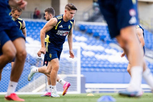 260628 Viktor Gyökeres of the Swedish national football team at a training session during day 18 of the FIFA World Cup, WM, Weltmeisterschaft, Fussball 2026 on June 28, 2026 in Dallas. Photo: Petter Arvidson BILDBYRAN kod PA PA1263 fotboll football soccer fotball vm fotbolls-vm fotball-vm fotbolls-vm 2026 fifa world cup 2026 träning practice training sverige sweden sverige a day 18 bbeng *** June 28, 2026: Viktor Gyökeres of the Swedish national soccer team at a training session on Day 18 of the 2026 FIFA World Cup on June 28, 2026 in Dallas. Photo by Petter Arvidson, BILDBYRAN. Code: PA PA1263. soccer, football, soccer, World Cup, soccer World Cup, soccer World Cup, soccer World Cup 2026, FIFA World Cup 2026, training, practice, Sweden, Sweden A, day 18 bbeng  Copyright: PETTERxARVIDSON BB260628PA015