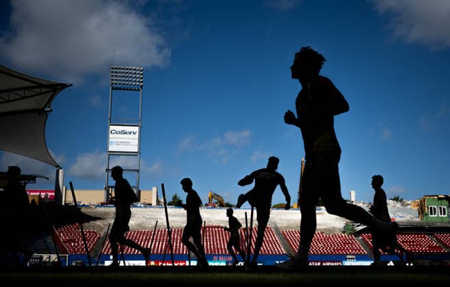 260628 Players of the Swedish national football team in silhouette at a training session during day 18 of the FIFA World Cup, WM, Weltmeisterschaft, Fussball 2026 on June 28, 2026 in Dallas. Photo: Petter Arvidson BILDBYRAN kod PA PA1263 fotboll football soccer fotball vm fotbolls-vm fotball-vm fotbolls-vm 2026 fifa world cup 2026 träning practice training sverige sweden sverige a day 18 bbeng genre *** 260628 Players from the Swedish national soccer team seen in silhouette during a training session on Day 18 of the 2026 FIFA World Cup on June 28, 2026 in Dallas. Photo by Petter Arvidson, BILDBYRAN. Code: PA PA1263. soccer, football, fotball, World Cup, FIFA World Cup 2026, training, Sweden, Sweden A, day 18 bbeng genre  Copyright: PETTERxARVIDSON BB260628PA018