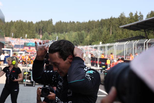 28.06.2026, Red Bull Ring, Spielberg, Formel 1 Großer Preis von Österreich 2026 , im Bild Sieger George Russell (GBR), Mercedes-AMG Petronas Formula One Team (Photo by Alessandro Martellotta Hasan Bratic DeFodi Images) - *** June 28, 2026, Red Bull Ring, Spielberg, 2026 Formula 1 Austrian Grand Prix; pictured: winner George Russell (GBR), Mercedes AMG Petronas Formula One Team. Photo by Alessandro Martellotta, Hasan Bratic, DeFodi Images