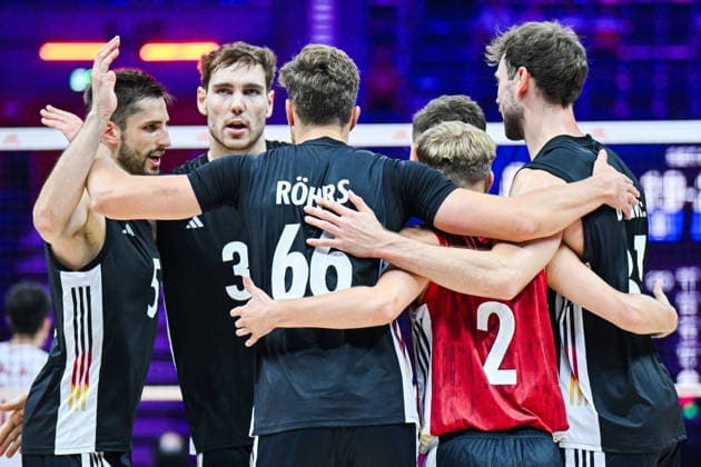 Gliwice 28.06.2026. Volleyball Men s Volleyball Nations League season 2026 match between China and Germany in Gliwice, Poland. --- Siatkowka Liga Narodow sezon 2026 mecz: Chiny - Niemcy. Persons shown: Niemcy Fot. Antoni Dec Arena Akcji NEWSPIX.PL --- newspix.pl 