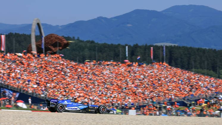 MOTORSPORTS, FORMULA 1 - GP of Austria 2026 SPIELBERG,AUSTRIA,28.JUN.26 - MOTORSPORTS, FORMULA 1 - Grand Prix of Austria, Red Bull Ring. Image shows Alex Albon (THA Williams).  GEPAxpictures xMarioxBuehner-Weinrauch
