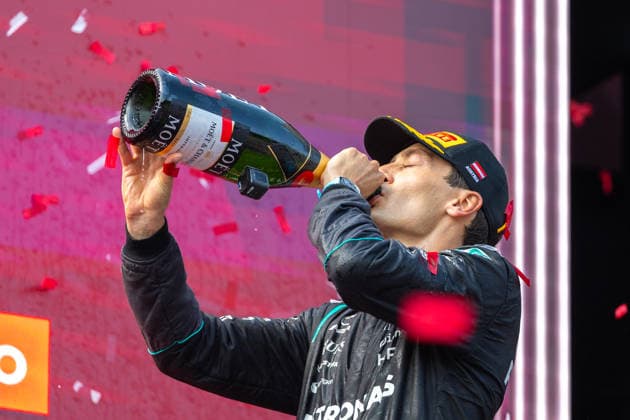MOTORSPORTS, FORMULA 1 - GP of Austria 2026 SPIELBERG,AUSTRIA,28.JUN.26 - MOTORSPORTS, FORMULA 1 - Grand Prix of Austria, Red Bull Ring. Image shows George Russell (GBR Mercedes).  GEPAxpictures xGabrielxLopez