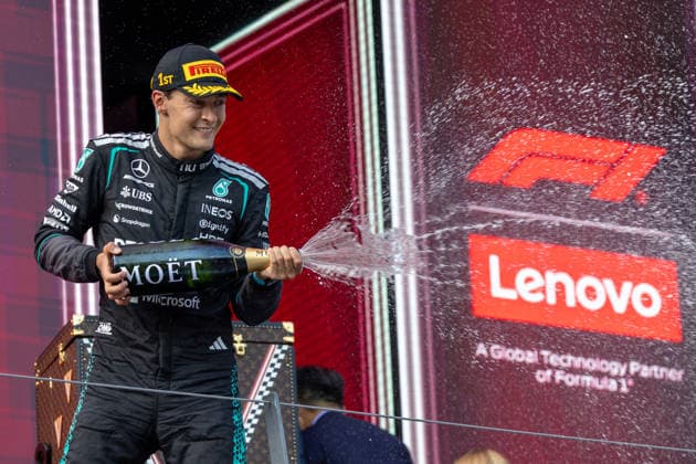 MOTORSPORTS, FORMULA 1 - GP of Austria 2026 SPIELBERG,AUSTRIA,28.JUN.26 - MOTORSPORTS, FORMULA 1 - Grand Prix of Austria, Red Bull Ring. Image shows George Russell (GBR Mercedes).  GEPAxpictures xGabrielxLopez