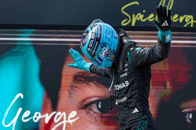 MOTORSPORTS, FORMULA 1 - GP of Austria 2026 SPIELBERG,AUSTRIA,28.JUN.26 - MOTORSPORTS, FORMULA 1 - Grand Prix of Austria, Red Bull Ring. Image shows George Russell (GBR Mercedes).  GEPAxpictures xGabrielxLopez