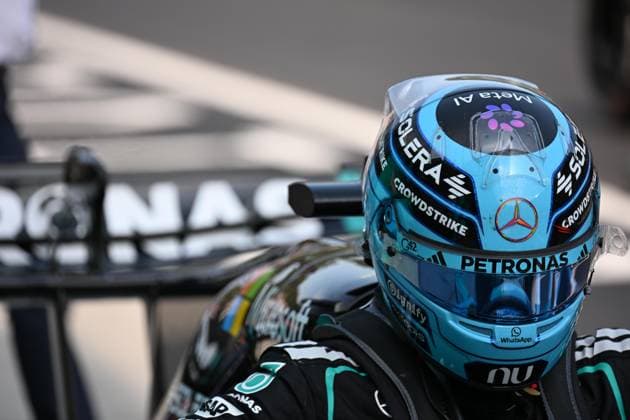 George Russell 63, Mercedes-AMG Petronas F1 Team, Siegerehrung,Rennen, Grosser Preis von Oesterreich, Motorsport, Herren, Formel 1, 28.06.2026 Spielberg Steiermark Austria *** George Russell 63, Mercedes AMG Petronas F1 Team, podium ceremony, race, Austrian Grand Prix, motorsports, men, Formula 1, June 28, 2026, Spielberg, Styria, Austria Copyright: xkolbert-press MartinxWdziecznyx