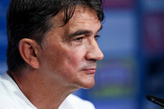 Croatia press conference, PK, Pressekonferenz - FIFA World Cup, WM, Weltmeisterschaft, Fussball 2026 Head Coach of Croatia Zlatko Dalic speaks on a press conference of Croatian national football team at training centre at Episcopal High School on June 28, 2026 in Alexandria, Virginia.  IgorxKralj PIXSELL