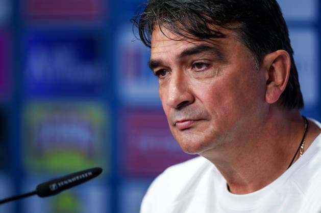 Croatia press conference, PK, Pressekonferenz - FIFA World Cup, WM, Weltmeisterschaft, Fussball 2026 Head Coach of Croatia Zlatko Dalic speaks on a press conference of Croatian national football team at training centre at Episcopal High School on June 28, 2026 in Alexandria, Virginia.  IgorxKralj PIXSELL