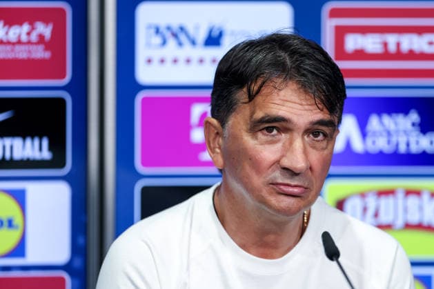 Croatia press conference, PK, Pressekonferenz - FIFA World Cup, WM, Weltmeisterschaft, Fussball 2026 Head Coach of Croatia Zlatko Dalic speaks on a press conference of Croatian national football team at training centre at Episcopal High School on June 28, 2026 in Alexandria, Virginia.  IgorxKralj PIXSELL
